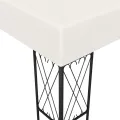 Belvédère 3x6 m Crème Tissu