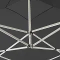 Tente de réception pliable et parois Aluminium 2x2 m Anthracite