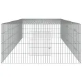 Cage à lapin 3 panneaux 325x109x54 cm Fer galvanisé