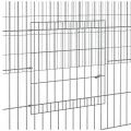 Cage à lapin 3 panneaux 325x109x54 cm Fer galvanisé
