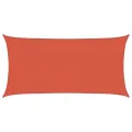 Voile d'ombrage 160 g/m² Terre cuite 4x7 m PEHD