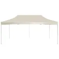 Tente de réception pliable Aluminium 6 x 3 m Crème