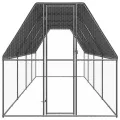Poulailler d'extérieur 2x8x2 m Acier galvanisé