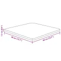 Dessus de table carré Marron foncé40x40x1,5cm Bois chêne traité