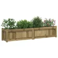 Jardinière 150x31x31 cm bois de pin imprégné