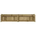 Jardinière 150x31x31 cm bois de pin imprégné