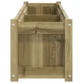 Jardinière 150x31x31 cm bois de pin imprégné