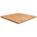 Dessus de table carré Marron clair 90x90x4cm Bois chêne traité