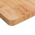 Dessus de table carré Marron clair 90x90x4cm Bois chêne traité