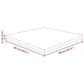 Dessus de table carré Marron clair 90x90x4cm Bois chêne traité