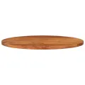Dessus de table 110x40x2,5 cm ovale bois massif d'acacia