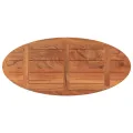 Dessus de table 110x40x2,5 cm ovale bois massif d'acacia