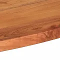 Dessus de table 110x40x2,5 cm ovale bois massif d'acacia