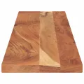 Dessus de table 140x20x3,8cm rectangulaire bois massif d'acacia