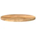 Dessus de table Ø 60x2,5 cm rond bois de manguier massif