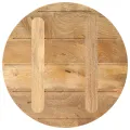 Dessus de table Ø 60x2,5 cm rond bois de manguier massif