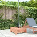 Couvercle de base de parasol bois massif de douglas