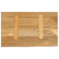 Dessus de table à bord vivant 50x20x2,5 cm bois massif manguier