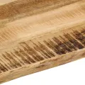 Dessus de table bord vivant 80x60x2,5 cm bois de manguier brut