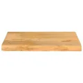 Dessus de table à bord vivant 40x30x3,8 cm bois massif manguier