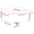 Évier utilitaire pour montage murale blanc 60x40x28 cm résine