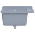 Lavabo pour montage murale gris 50x35x24 cm résine