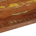 Dessus de table 110x20x3,8cm rectangulaire bois massif récupéré
