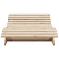 Chaise longue 205x80x31,5 cm bois massif de pin