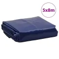 Bâche bleu 5x8 m 600 g/m²