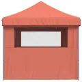 Tente de réception pliable escamotable avec 4 parois latérales