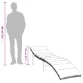 Chaises longues lot de 2 et coussins gris clair résine tressée