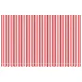 Tissu de remplacement pour auvent rayures rouges et blanches