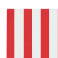 Tissu de remplacement pour auvent rayures rouges et blanches