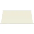 Auvent rétractable crème 300x150 m tissu et acier