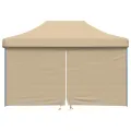 Tente de réception pliable escamotable avec 4 parois latérales