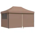 Tente de réception pliable escamotable avec 4 parois latérales
