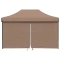 Tente de réception pliable escamotable avec 4 parois latérales