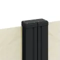 Auvent latéral rétractable crème 140x1200 cm
