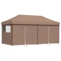 Tente de réception pliable escamotable avec 4 parois latérales
