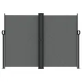 Auvent latéral rétractable anthracite 180x1000 cm