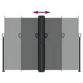Auvent latéral rétractable anthracite 180x1000 cm