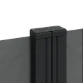 Auvent latéral rétractable anthracite 180x1000 cm