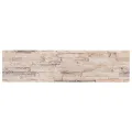 Panneaux muraux 3D 14 pcs blanc et rouge 100x25 cm EPS