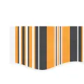 Tissu de remplacement pour auvent rayures multicolores 5x3,5 m
