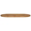 Dessus de table 80x40x3,8 cm ovale bois massif de manguier