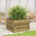 Jardinière 70x70x45,5 cm bois de pin imprégné