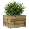 Jardinière 70x70x45,5 cm bois de pin imprégné