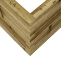 Jardinière 70x70x45,5 cm bois de pin imprégné