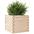 Jardinière 50x50x45,5 cm bois de pin massif