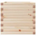 Jardinière 50x50x45,5 cm bois de pin massif